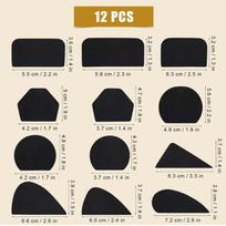 Keramikos puodelio rankenos formų rinkinys iš 12 „pasidaryk pats“ puodelių rankenėlių formavimo įrankis molio keramikos pjaustytuvams kavos puodelio rankenos forma 12pcs a set