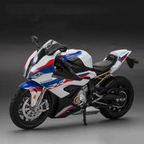 1:12 S1000RR modelinių motociklų Kawazaki NINJA H2R žaislai Alloy Diecast Garsas Šviesa Amortizacija Imitacinis motociklas Berniuko dovana balta