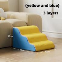 3/4 Step Dog Cat Ramp Ladder Memory Foam Sponge Removable Dog Sofa Steps Washable Climbing Ladder Slope Pet Ramp Stairs