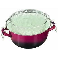 Deep fryer with pot - IBILI - Volcn - 24 cm - Vitrified enameled steel - All hobs including induction