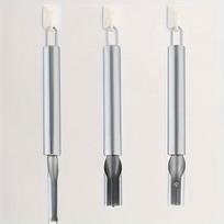 Three-piece carving tool stainless steel carving knife fruit and vegetable carving knife water drop shape petal shape sidabras