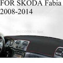 SKODA Fabia 2008-2014 Automobilio prietaisų skydelio kilimėlis Prietaisų skydelio kilimėlis Prietaisų skydelio dangtelis Apsauga nuo saulės Prietaisų skydelio dangtelis Kilimo priedai front  A