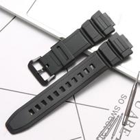 Resin Strap Suitable For Casio MCW-100H W-S220 HDD-S100 AE2000W 16mm Men's Sports Waterproof Watchband Watch Accessories MCW-100H juoda