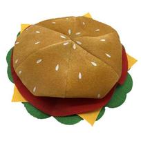 Novelty Cheeseburgers Shaped Hat Cute Funny Burgers Headgear for Christmas Party 1