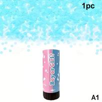 Blue Pink Gender Reveal Confetti Cannons Suitable For Wedding, Birthday Party, Baptism Party, Boy And Girl Decorations
