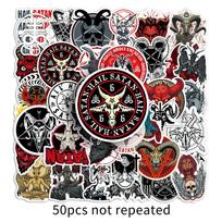 50 Sheets Gothic Horror Fallen Angel Devil Dark Decorative Waterproof Stickers for Notebook and Luggage