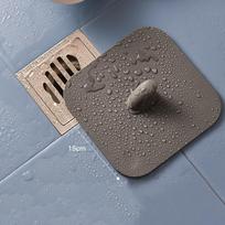 Silicone Drain Cover Seal Anti Odor Insect Proof Backflow Prevention For Kitchen Bathroom Shower Floor Drain Protection pilka spalva