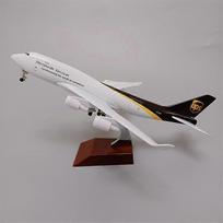 20cm Lydinio Metalo Oro UPS B747 Airlines Pasaulinės Paslaugos Boeing 747 Airways Metalinis Lėktuvo Modelis Krovininis Lėktuvas Lėktuvo Ratai