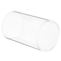 Išskirtinis skaidraus stiklo kupolo dangtelis Cilindrinis gaubtas stulpeliams Vėjui atsparus Šilta romantiška atmosfera Dekoras 15X6X6CM white