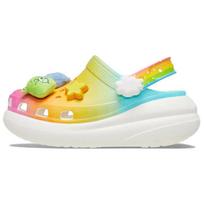 Priežiūros meškiukai x Crocs Crush Clog Rainbow Moteriški sportbačiai Daugiaspalviai Balti 210103-100 33-34