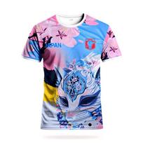 26-27 Sports Clothes, Football Jerseys, Fast Drive 3D Digital Short Sleeved Printed Men's and Women's Parent-child Tops 6XL blue