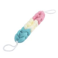 Colour Block Bath Sponge Mesh Bath Towel Simple Mesh Shower Sponge  Skin Care C