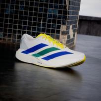 Adidas Adizero Evo SL Running Shoes Men's Gray White Blue 45