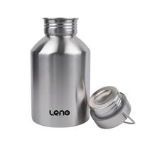 2000ML didelės talpos vienienio sienelės nerūdijančio plieno sportinis vandens buteliukas neizoliuota termosinė talpa sandarus kelioninis buteliukas lauko reikmėms 2.0L gray