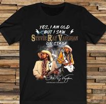 Stevie Ray Vaughan T-Shirt Stevie Ray Vaughan Signature Graphic Tee Unisex T-Shirt S