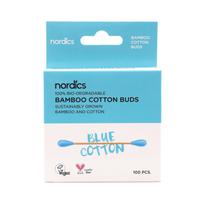NORDICS BAMBOO BLUE COTTON vatos pagaliukai (100 vnt.)