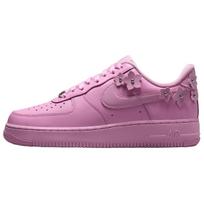 Nike  Air Force 1 07 Pink Foam Metallic Silver Women Sneakers Pink-Rise IR8637-600 36