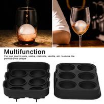 Easy Release Ice Ball Maker With Lid Silicone Ice Cube Tray Reusable Sphere Ice Mold  DIY
