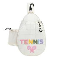 Waterproof Tennis Rackets Sling Bag Quilted Badminton Racket Crossbody Bag balta