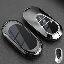 Automobilio rakto dėklas Dangtelis Korpusas Mercedes Benz C E S Klasės GLC W206 W223 W214 E300 C260 C300 S450 S500 S400 Raktelio Priedai
