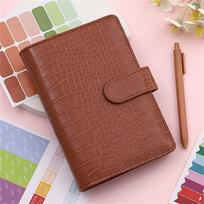 PU Leather Ring Binder A6 Notebook Binder Cover Notebook Cover Loose-Leaf Cover Notepad Cover ruda