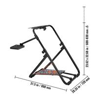SucceBuy Foldable Racing Steering Wheel Stand Height Adjustable Base Compatible with Logitech & Thrustmaster Racing Wheel 8 inch