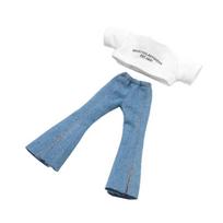 Drabužiai lėlei trijų dalių madingas megztinio komplektas tinka Blyth Azone OB22 OB24 lėlių aksesuarams 28-30CM Blyth