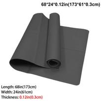 Foldable Yoga Mat Eco Friendly EVA Folding Travel Fitness Exercise Mat 3mm/4mm/6mm Thicknesses for Yoga Pilates & Floor Workouts 0.3cm Black