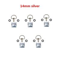 for DUCATI Quick Release Turn Race Fairing Fastener Universal 5sets for SUZUKI for BMW for YAMAHA Motorcycle accessories Bolt 14mm silver