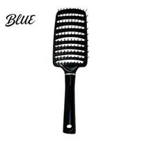 Hair Styling Brush Curved Vented for Women Detangling Paddle Long Comfortable Grip Thick Curly Wet Hair Blow Fast Drying Detangler Tool S juoda