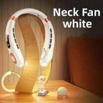 Personal Fan with LED Indicator, USB-C Charging, Long-Lasting 4000mAh Battery, Hands Free Bladeless Fan with 5 Adjustable Speeds