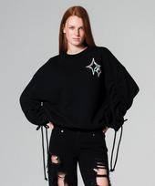 Wove Moment Twinkle Graphic Sweatshirt Black Wbcftp007Bk Black/One