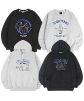 Moz Moz [Set] Oversized Sweatshirt Hoodie Ghost Series 1(M-L)