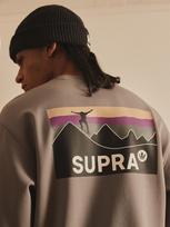 Supra Outdoor Graphic Oversized Sweatshirt (Grey) Grd/S