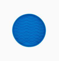 Bestseller Silicone Slow Feeder Bowl Anti-Choking Non-Slip Pet Food Mat for Dogs and Cats (Blue,25*25*5cm) mėlyna