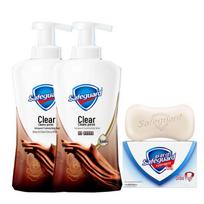 Safeguard Deep Ebony Rose Shower Gel & Pure White Soap Set