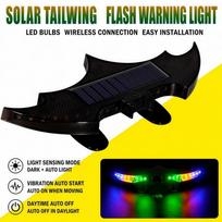 Solar Energy Car Rear Wing Lamp Colorful Lights Car Ambient Lighting  Car Exterior Trim juoda