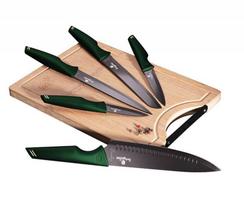 Set of 5 Kitchen Knives with Board Berlinger Haus Bh-2706