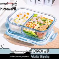 Youluo Divided Microwaveable Glass Bento Box