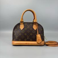 [Pre-Owned] Alma Bb Classic Monogram Canvas With Removable Shoulder Strap Shell Bag - Good #XKD4VR ONE SIZE