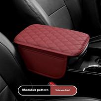 Automobilio priedai Porankių dėžutės aukščio didinimo pagalvėlė Sandėliavimo krepšys Centrinės konsolės dangtelis Jeep Compass Grand Cherokee Wrangler Jk raudona