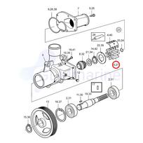 3593573 Volvo Penta D6 D9 D11 D13 serijos jūrų varikliui Vandens siurblio sparnuotės remonto rinkinys 3583602 381757 Jabsco 17018-0001 Impeller Repair Kit