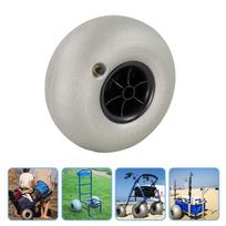 Sturdy PVC Balloon Wheels for Trolley Cart Sand Wheel Replacement for Inflatable Boat Kayak Carrier