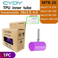 CYDY TPU MTB Bike Inner Tube Camera 29 26 27.5 29x3.0 3.5 3.8 4.0 Inch Snowmobile Bicycle Tire Pneu 29er Cycling Components Schrader Valve