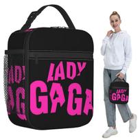 Lady Gaga Mayhem Album Logo Insulated Lunch Bag for Kids School Cooler Thermal Food Box Tote Portable Lunch Boxes Container One Size