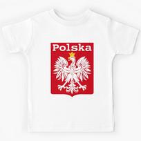 POLSKA Eagle // Retro Polish Poland Pride Kids T-Shirt 150