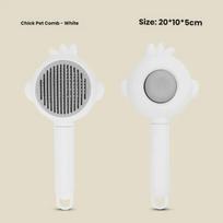 Cute Rabbit Ear Cat Hair Removal Mitts Rollers Self Cleaning Slicker Shedding Grooming Massage Dog Pet Stainless Steel Simple (as the picture,20*5*8cm)