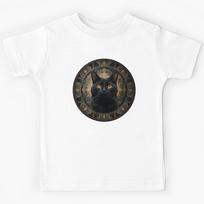 Cat Noir #1662 | Black Cat Kids T-Shirt 110