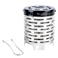STARCAMP Mini Portable Camping Gas Stove Stainless Steel Folding Heater for Outdoor Patio Butane Fuel Heating Cover Included sidabras