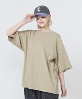 Cargo Bros For Woman Organic Crew Neck Short Sleeve T-Shirt (Khaki) Free